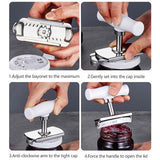 Adjustable Jar Opener Stainless Steel